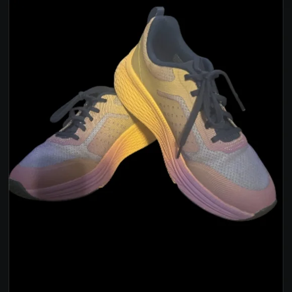 Skechers Women's Max Cushioning Pro Elite- Purple, Pink and Orange Sz 7 EUC - Picture 3 of 8